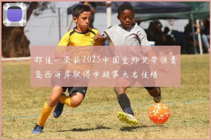 邵佳一荣获2025中国金帅奖带领青岛西海岸取得中超第九名佳绩